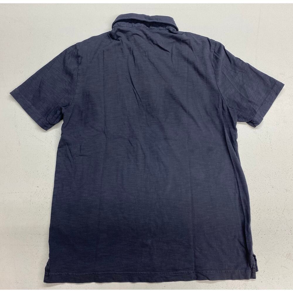 Men Faherty Sun Washed Organic Cotton pocket short sleeve polo shirt M - Picture 3 of 4